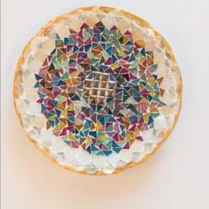 Mother of Pearl Multicolor Medium Mosaic Plate